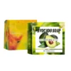 EELHOE Elastic Skin Lightening Soap Avocado Oil Control Rich Foam Professional Skin Cleansing Smooth Brightening Body Soap 100g 2