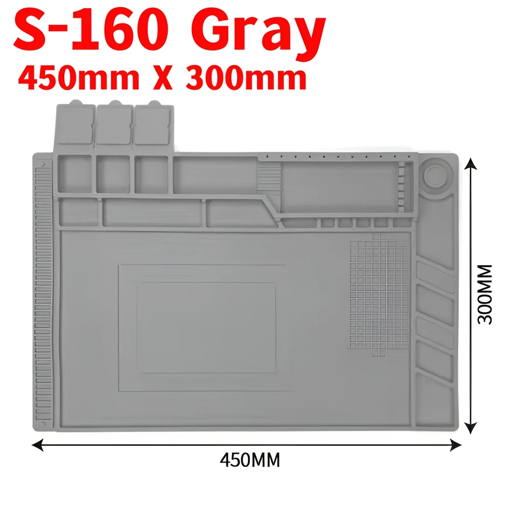 ESD Soldering Mat Repair Pad Insulation Heat Resistant Soldering Station Silicon Work Pad Desk Platform Phone Repair Tool Kit