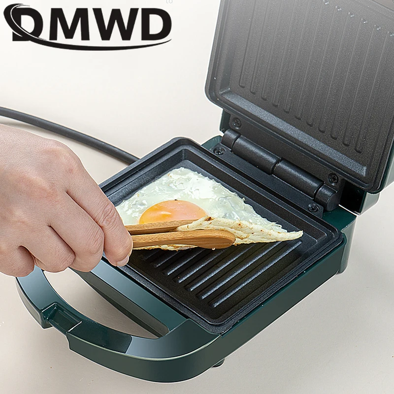 DIY Sandwich Maker Oven Breakfast Machine Hot Plate Light Food Waffle Maker Multi-Function Heating Toast Pressure Grill Toaster