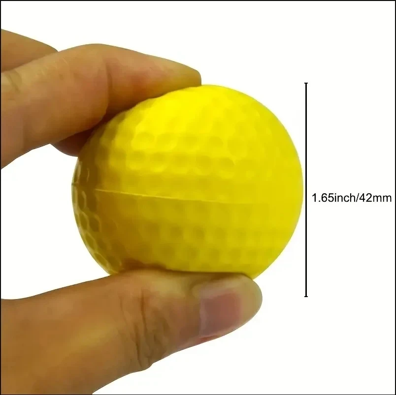 Golf Balls 10 Foam Practice Soft for Indoor or Outdoor Training Improving Skills Durable Accessories
