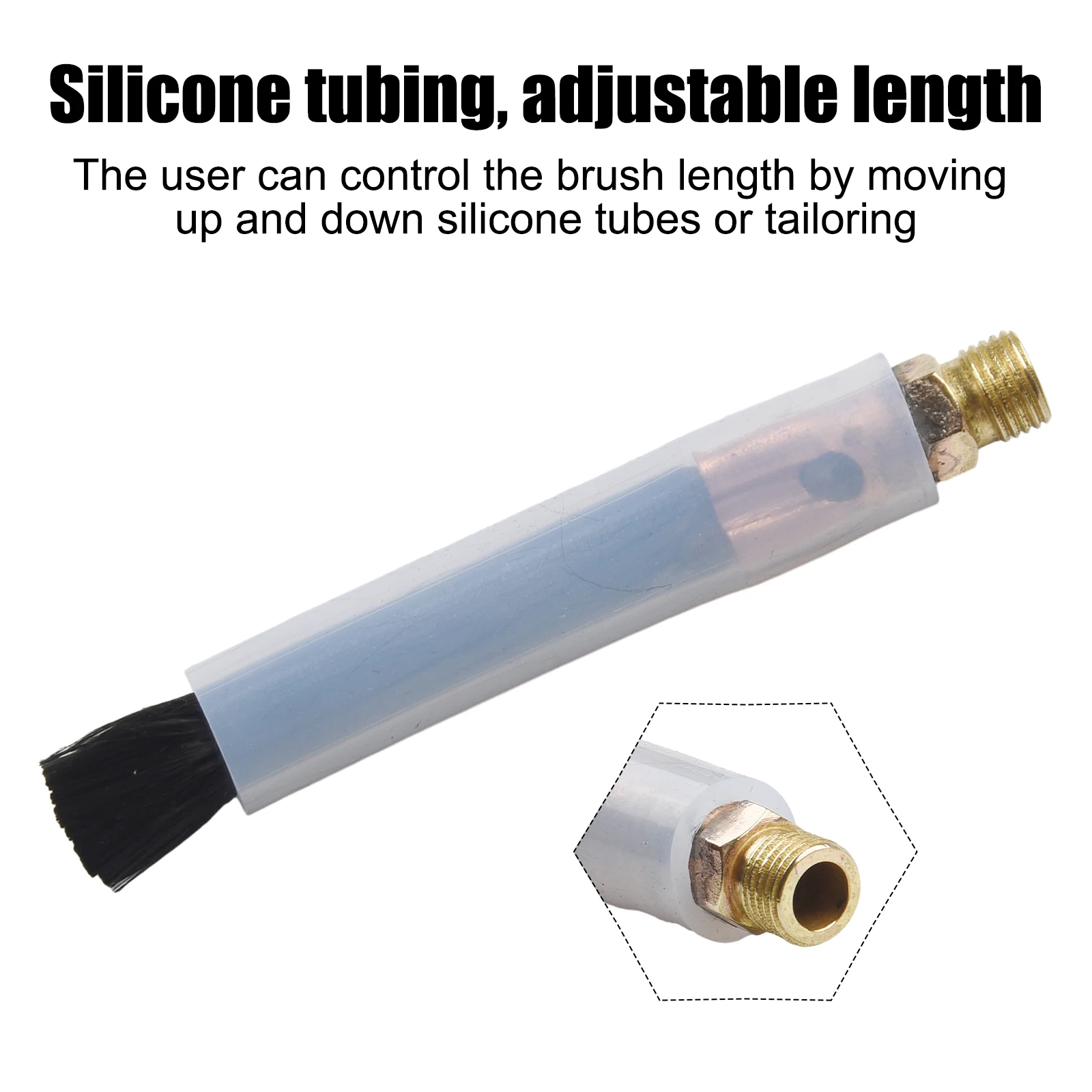 Cleaning Brush 1PC M6/ M8/M10 For Cleaning/pickling Welds In WIG MIG MAG TIG Carbon Fiber Brush/acid Scrubbing Brush