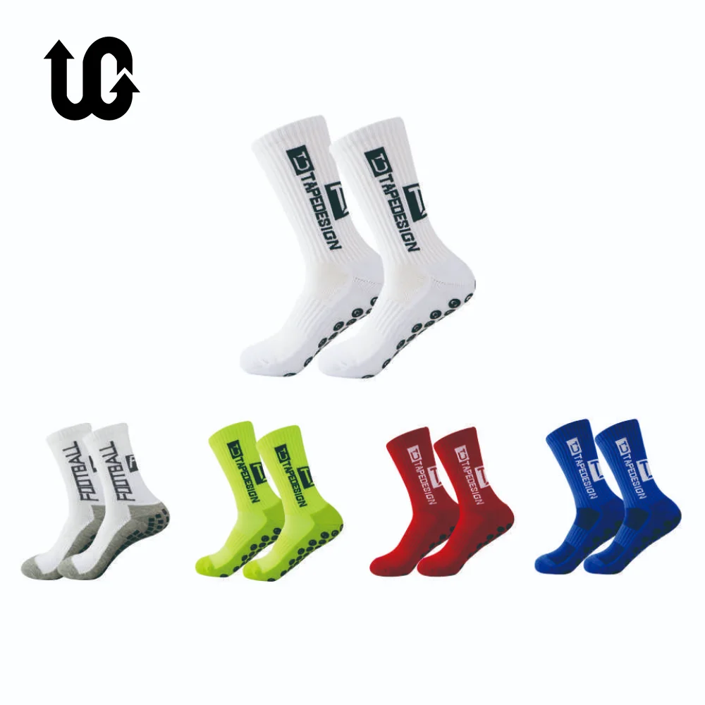 Calcetines antideslizantes para hombre y mujer, medias deportivas  antideslizantes para fútbol, baloncesto, tenis, ciclismo, 38-45 en unisex