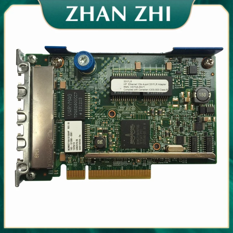 Для сервера 331FLR 4-портовый Gigabit Ethernet 1Gb 331 FLR адаптер 629135-B21 629133-001 634025-001 расширяющаяся плата