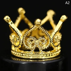Princess Mini Crown Hair Accessory for Kids - Birthday & Festival Party Decor (Pure Gold Color)