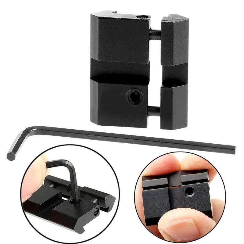 

Tactical 11mm/10mm to 20mm/21mm Weaver Picatinny Scope Rail Mount Converter Adapter Airsfot Wargame Hunting