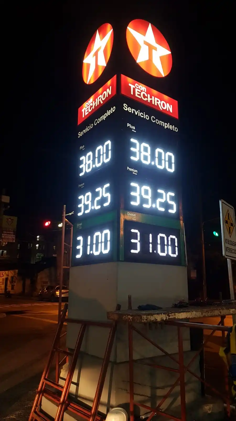 가스 가격 디지털 숫자 모듈 LED 소수점, 야외 방수 led 간판 사용, 18 ''20'' 22 ''24'' 36 ''48'', 2 피스
