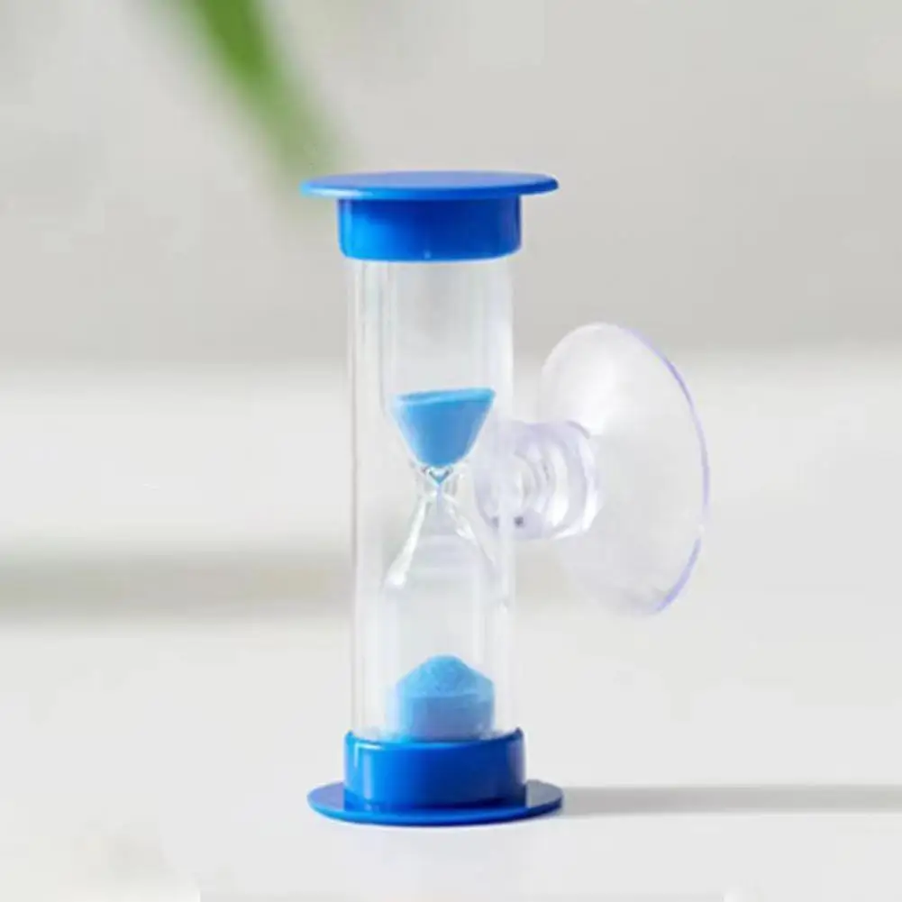 Small Sand Clock Hourglass Timer 3 Minute Hourglass Sand Timer with Suction Cup Durable Sandglass for Kids Games Classroom 4