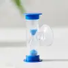 Small Sand Clock Hourglass Timer 3 Minute Hourglass Sand Timer with Suction Cup Durable Sandglass for Kids Games Classroom 4
