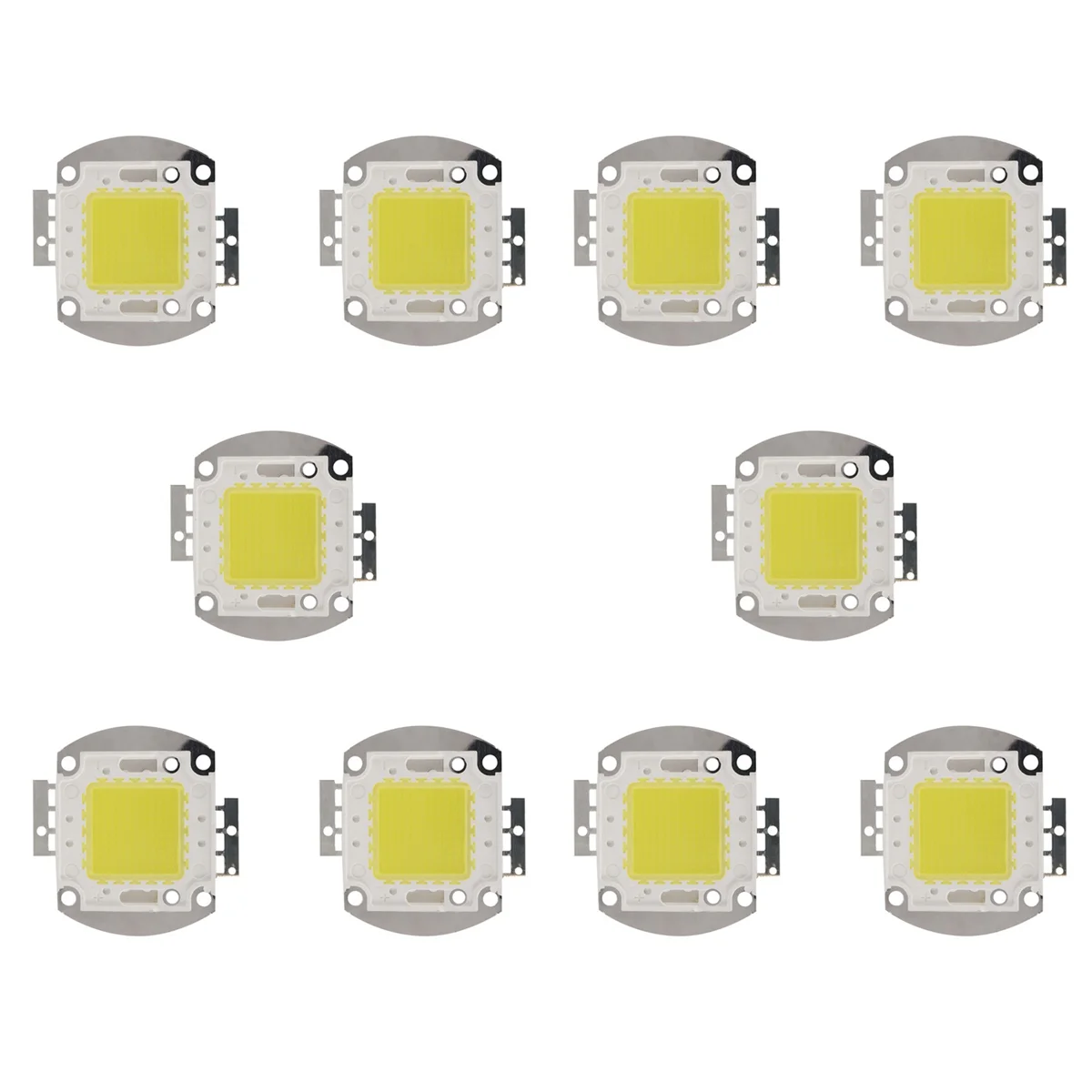 BAAU 10X DC 32-34V 100W 7500 6500K High Power the LED Power Indicator Light Chip-White
