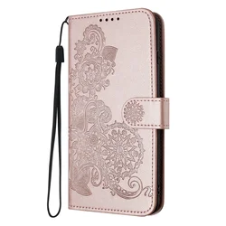 Premium Embossed Leather Magnetic Wallet Phone Case - Skin Feel Finish for Honor X6B X6A 4G (B1)