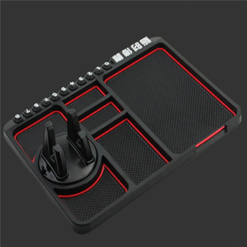 Car Non Slip Mat Car Dashboard Mat Non Slip Dash Mat Dash Adhesive Holder Dashboard Phone Holder Dash Phone Holder Multifunctional Car Anti-Slip Mat Non Slip Sticky Car Phone Holder Anti Slide Dash Phone Mount Silicone Dashboard Pad Mat