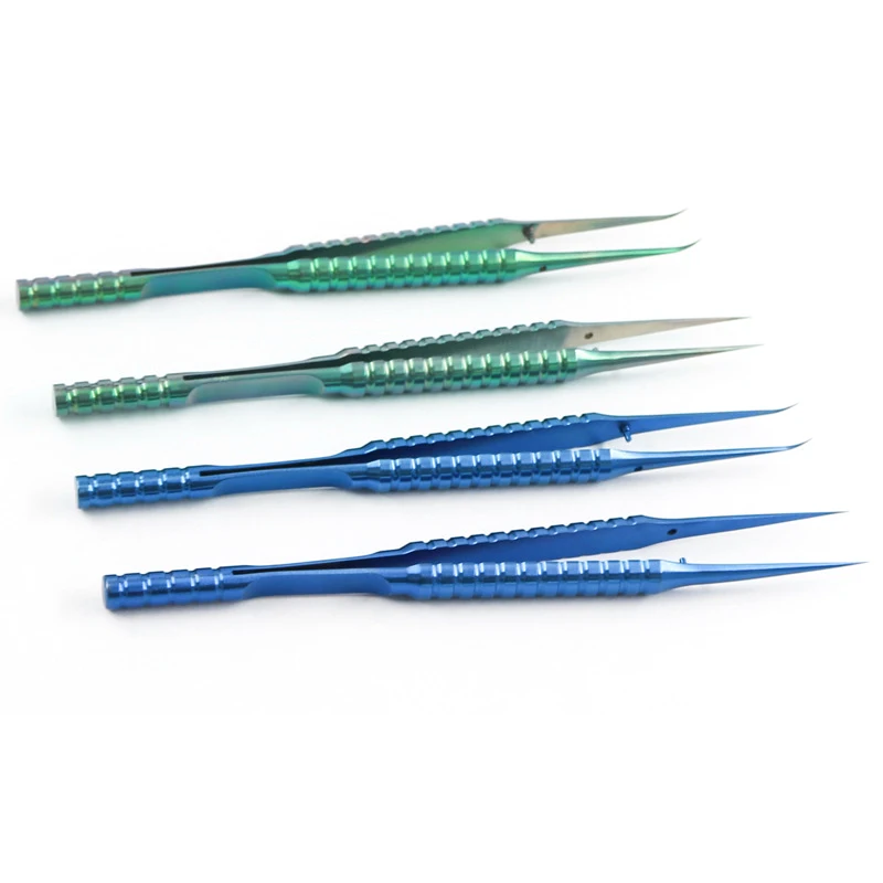 

Titanium tweezers with fine tips Extra long hardened and flyable wire Tweezers