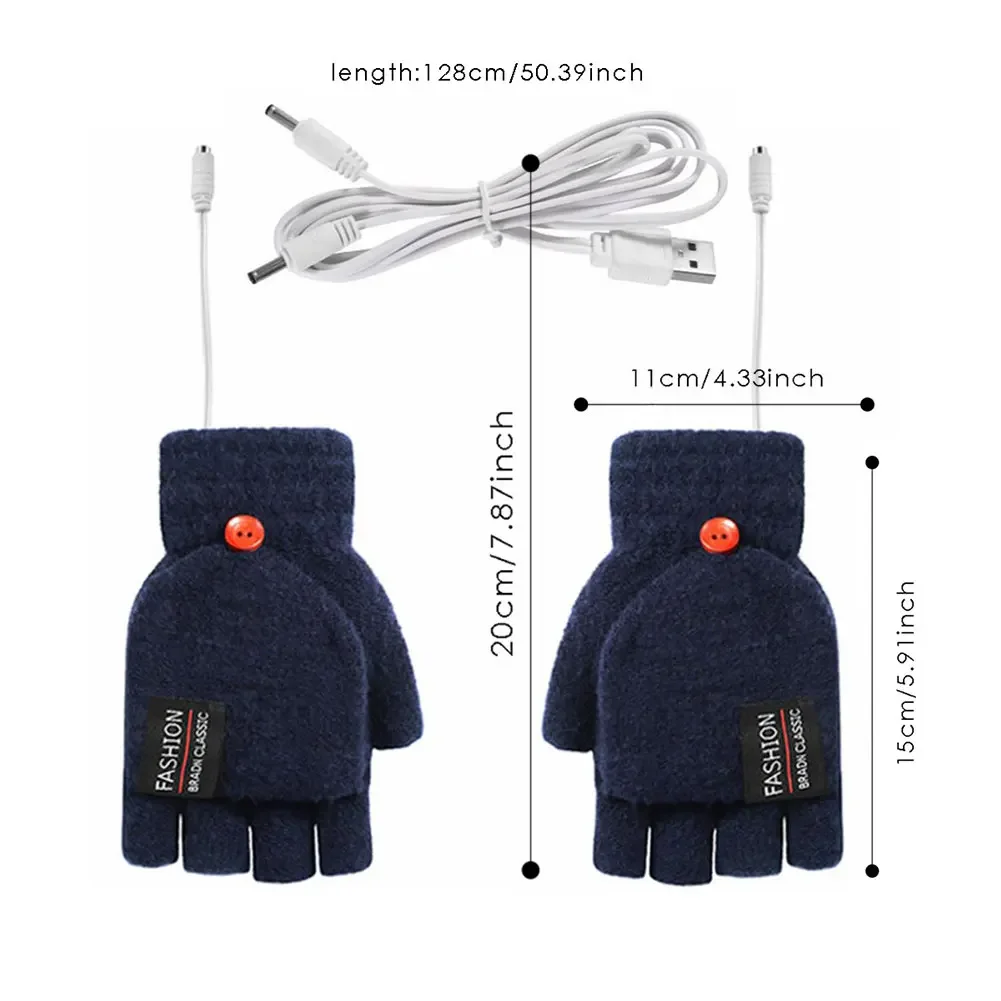 Waterproof Heated Gloves for Winter Sports