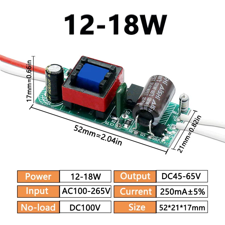 12-18W DC45-65V