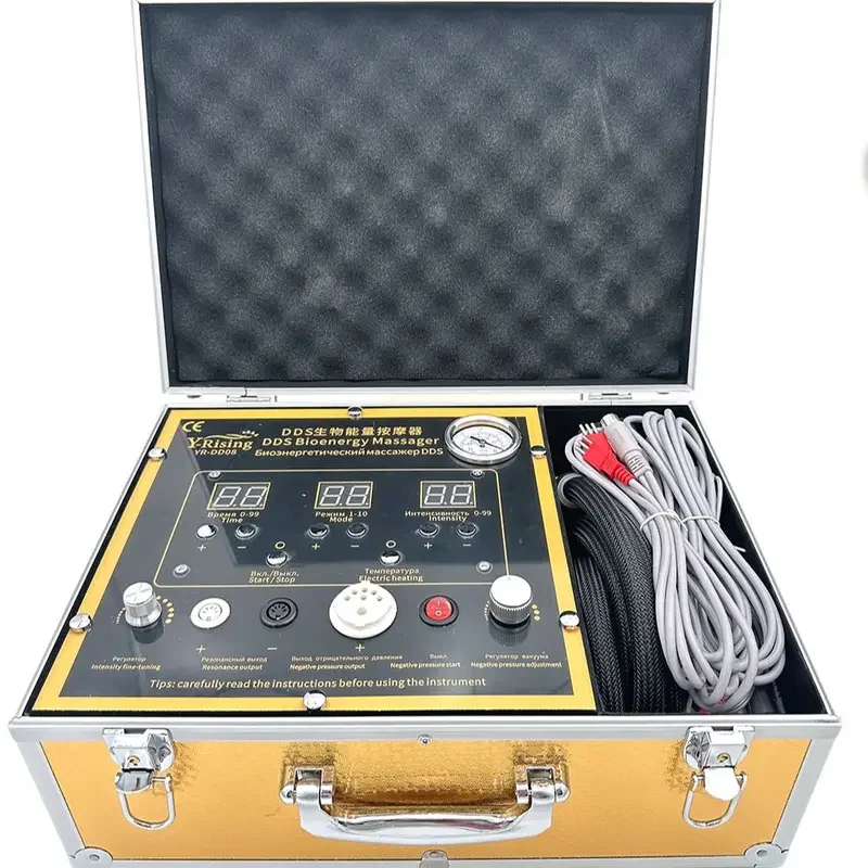 Muscle Stimulator Electric Pulse Physiotherapy Device Acid-base Flat DDS Bio Electrical Meridian Fohow Bioenergy Massager 3