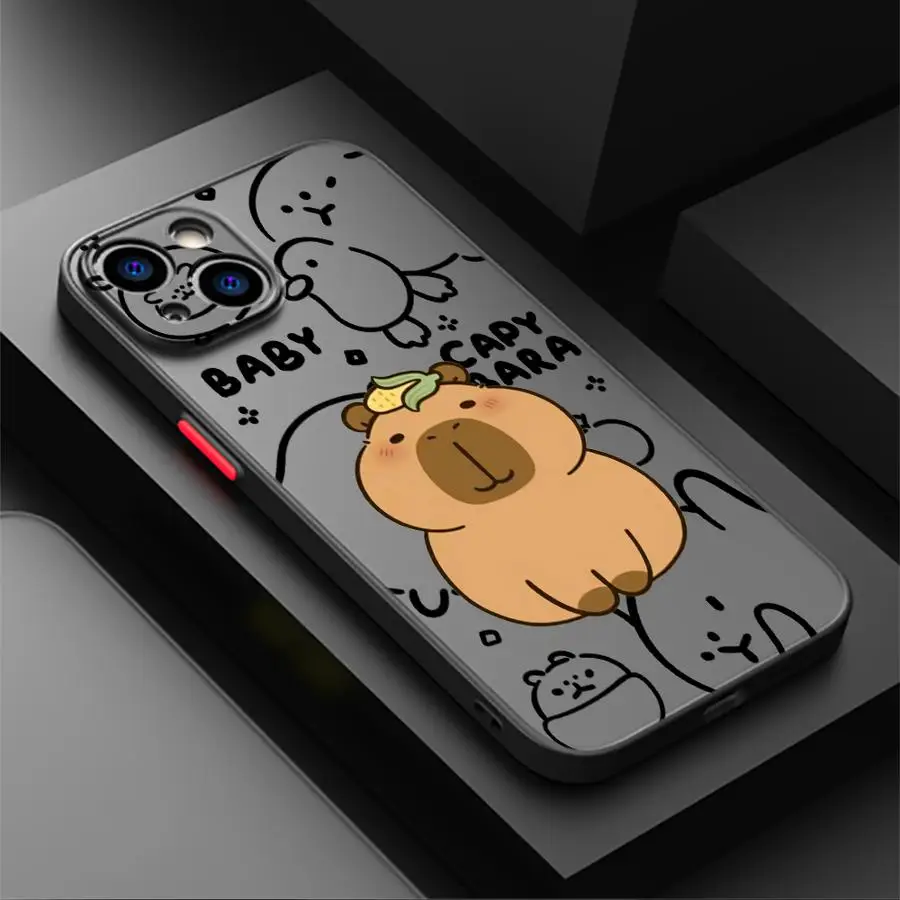 Capybara Cute Cartoon Phone Case