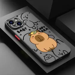 Capybara Cute Cartoon Phone Case - iPhone 14 (VVAVA01)