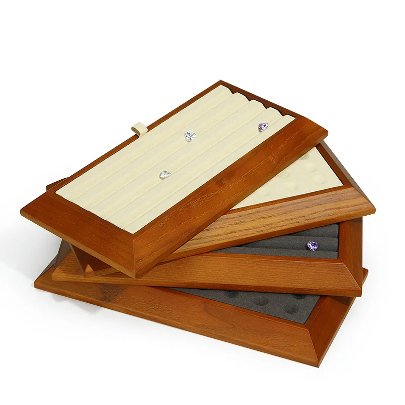 

Solid Wood Loose Diamond Pearl Tray Jewelry Tray Jewelry Display Tray Diamond Loose Diamond Text play gem storage tray