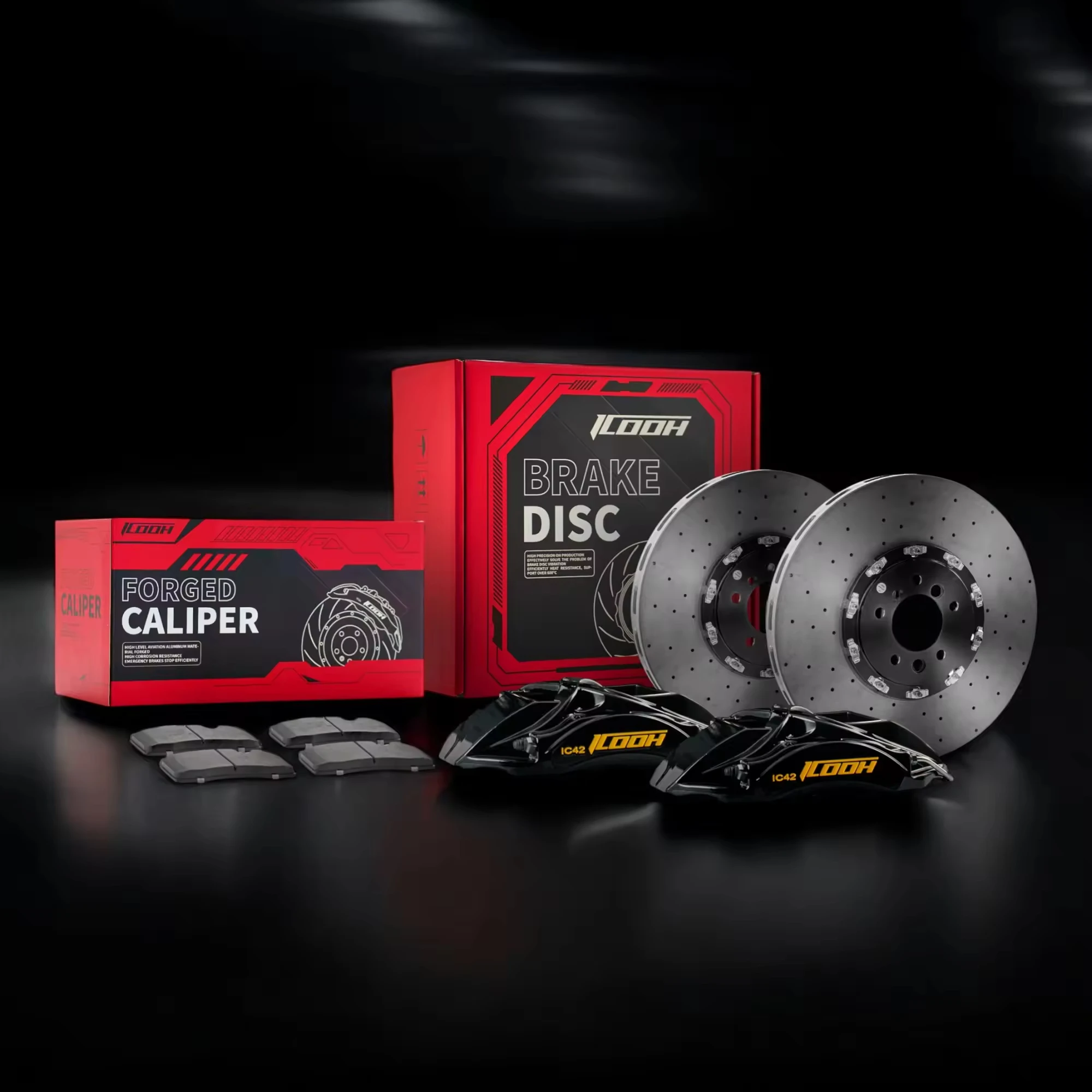 코코 레이싱 자동 브레이크 시스템 카본 세라믹 디스크 6피스톤 19 20 21인치 레인지로버 스포츠 L494용