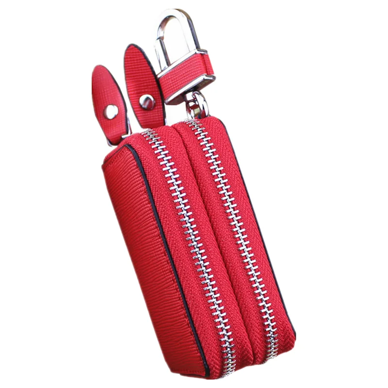 Key Holder Genuine Leather Key Wallet for Men & Women Car Key Multi Function Case