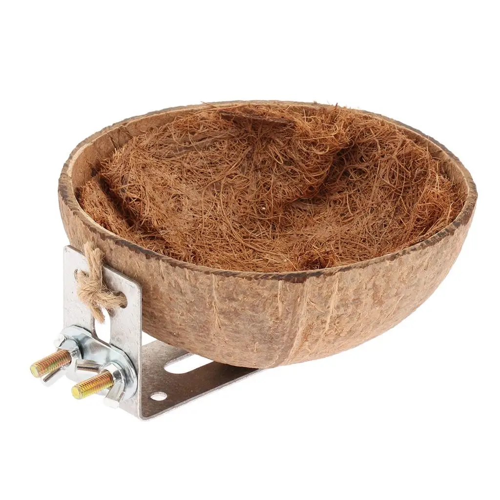 Coconut Shells Parrot Nest House for bird cage accessories