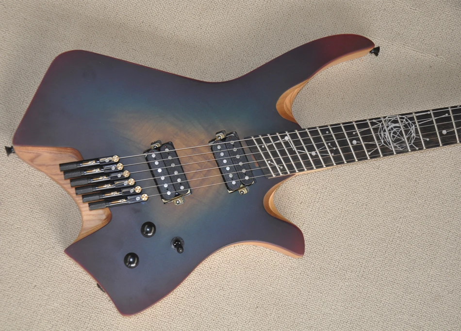 Hot Factory 6strings Custom Headless Fanned Frets Electric
