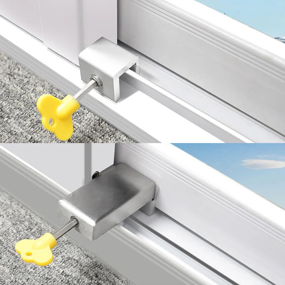 

Window Security Key Lock Sliding Doors Window Locks Restrictor Child Safety Anti-theft Household Improvement Hardware