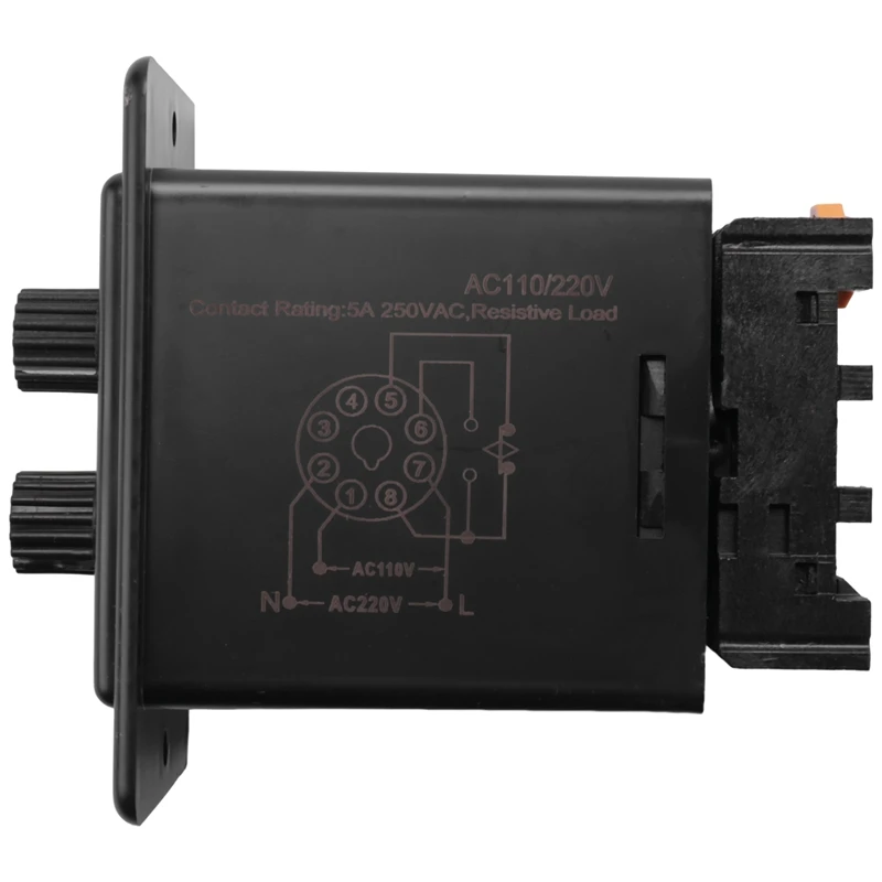 A16R-On Off Twin Timer Relay Knob Control Time Switch ATDV-YC 6S-60M Relay Board AC 110/220V Electrical Access