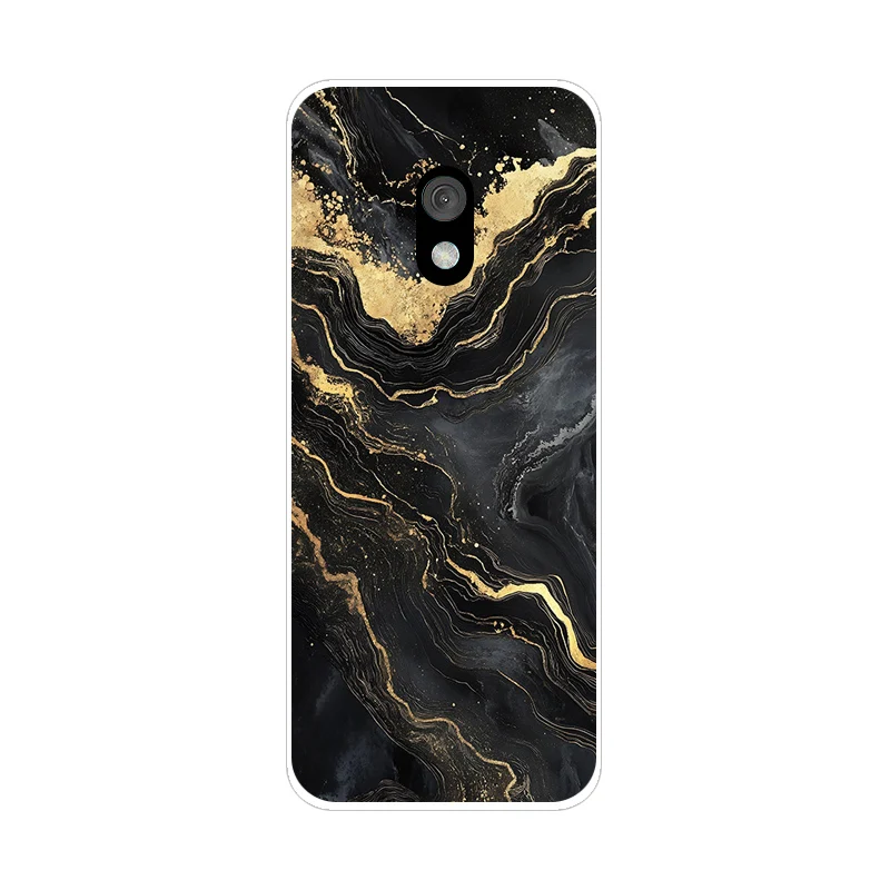 Floral Marble Shockproof TPU Phone Case with Fashionable Bumper Design