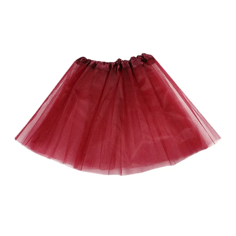 Ballet Skirts Tutu Skirt Girls Dance Costumes 3 Layer Tulle For Kids Princess 2-8Y