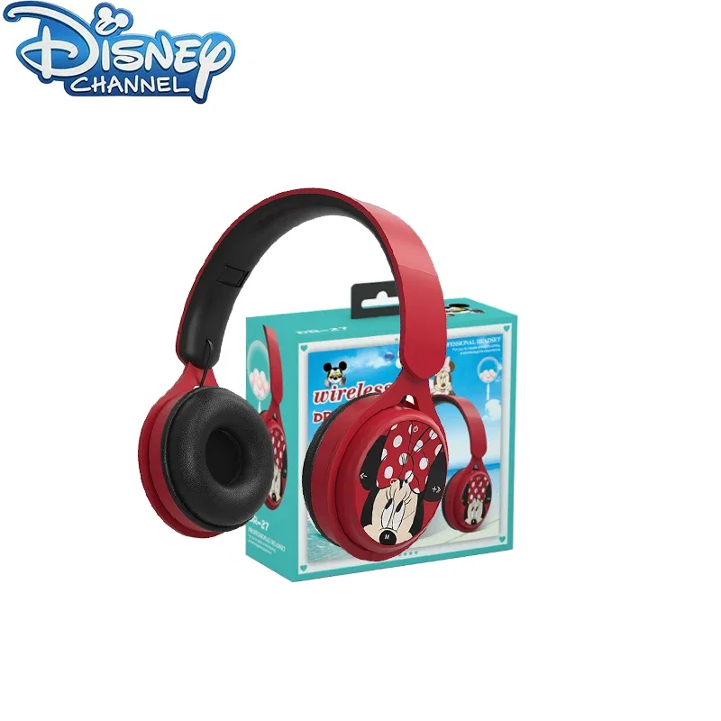 Disney Marvel DR-24 Steel Mickey Wireless Earphones Blutooth Surround Stereo Foldable Earphones Laptop with Microphone