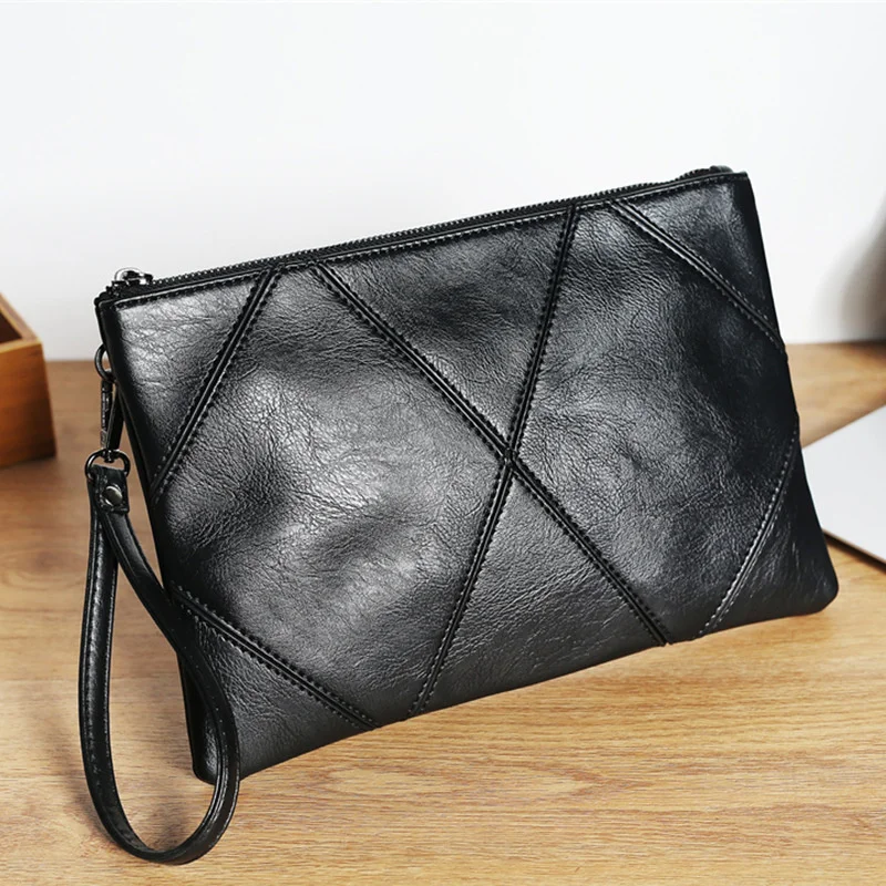 

Diamond patterned plaid handbag with horizontal underarm and new version men's and women's