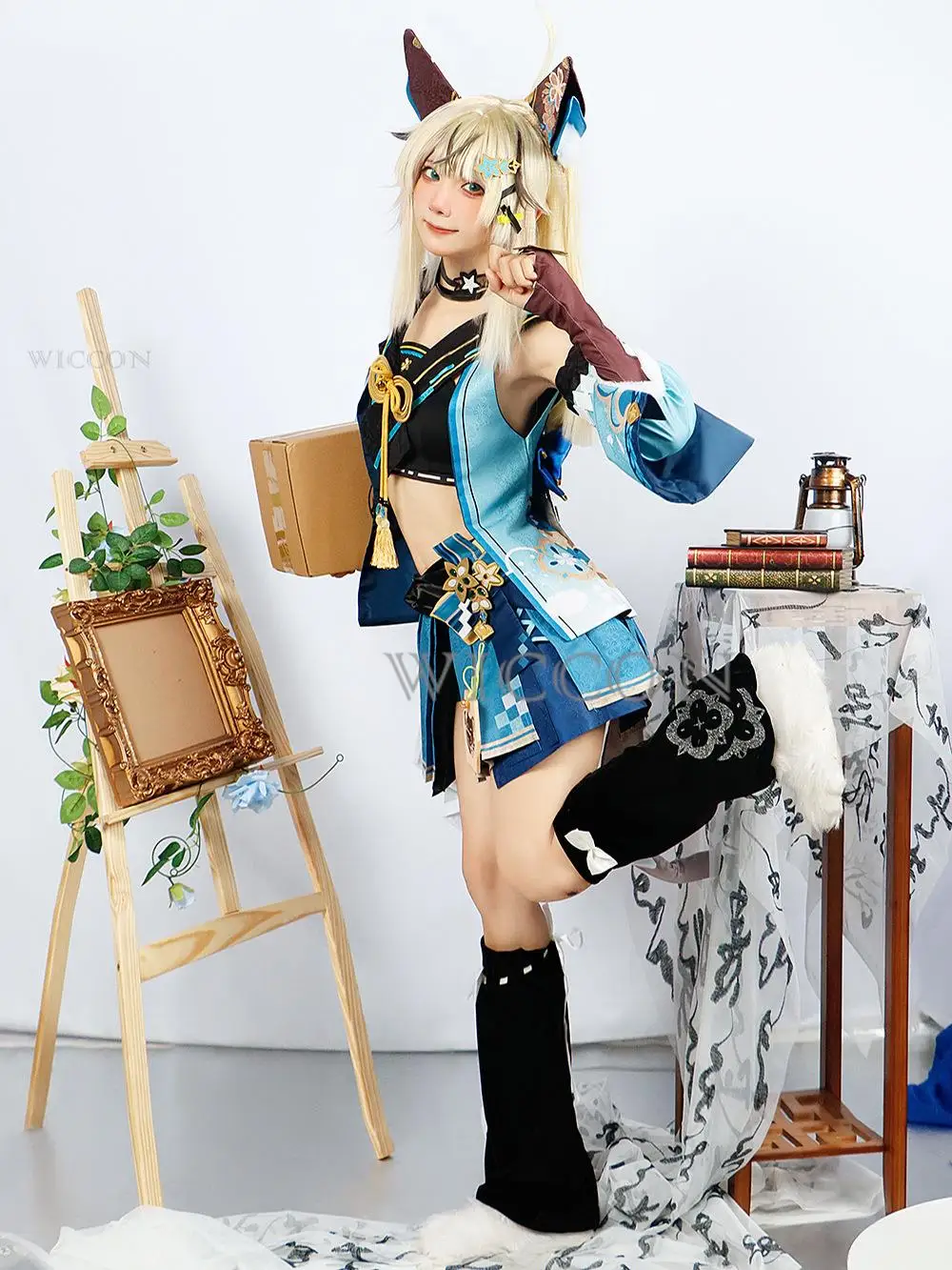 Genshin Impact Kirara Cosplay Costume Full Set Role Playing