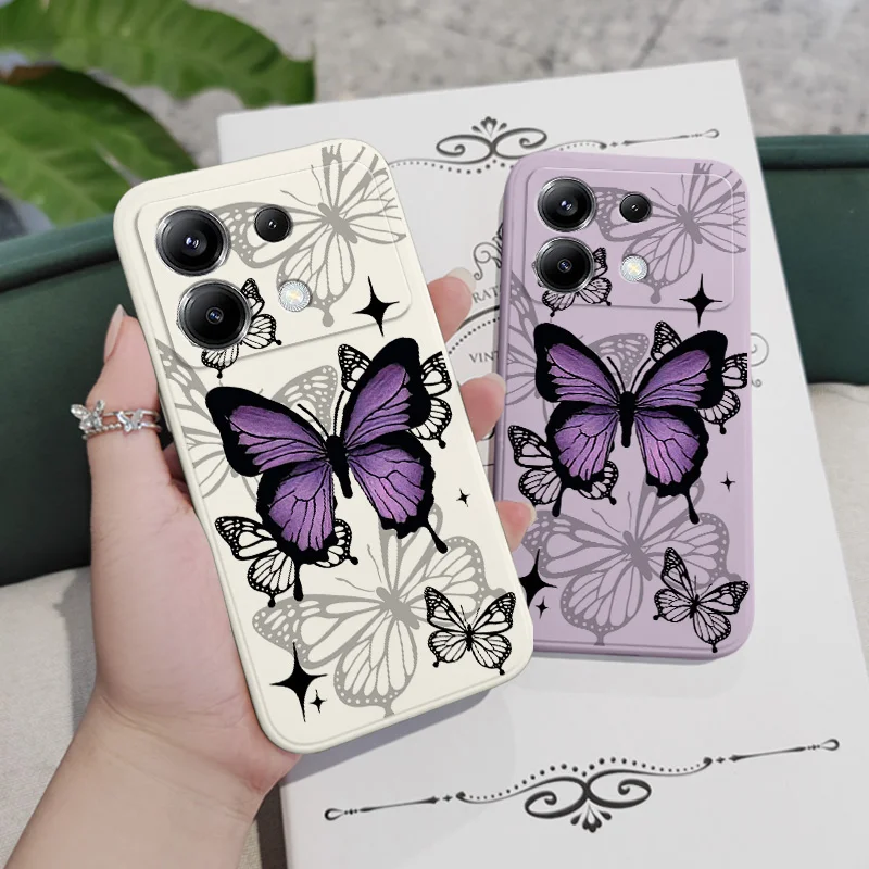 Elegant Flying Butterfly Silicone Phone Case Cover