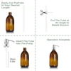 Leeseph Soap Dispenser Pump Head, 304 Stainless Steel Brushed Finish Pump Head 2.5cm Neck Size, Replacement for Kitchen Bathroom 3