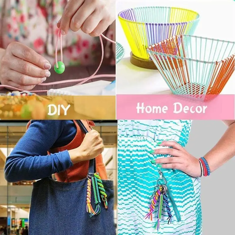 Vibrant Lanyard String Pack for DIY Jewelry and Crafting