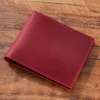 Handmade Personalised Leather Wallet for Men Breif Men Wallets Short Vintage Retro Manmade Wallet Money Bags 5