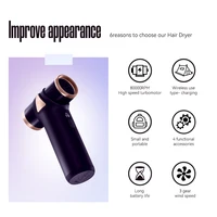 Cordless Multifunctional Hair Dryers Rechargeable Portable Travel Hairdryer Wireless Blowers Outdoor Use Inflate Air Beds Tents 2