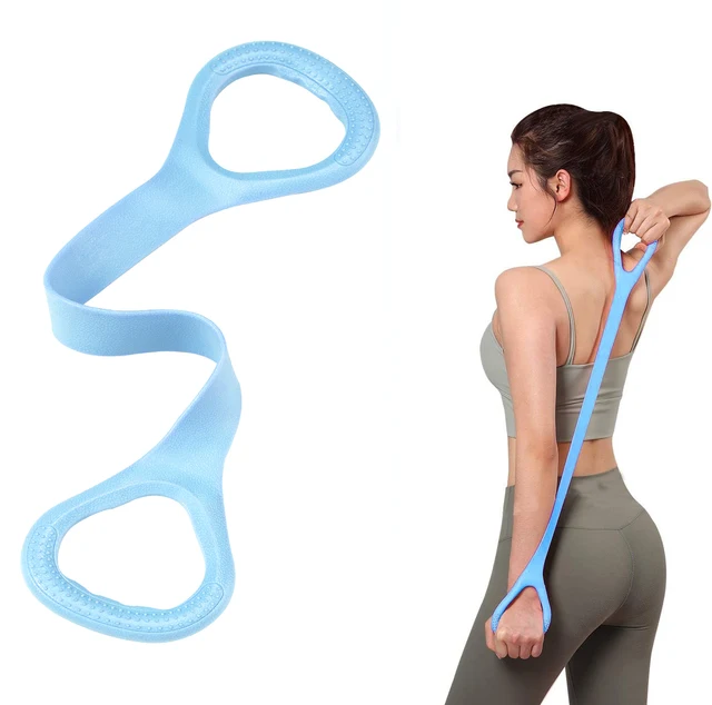 8 Fitness Elastic Resistance Band for Yoga Pilates Arm Back Shoulder Exercise Training Workout Equipment