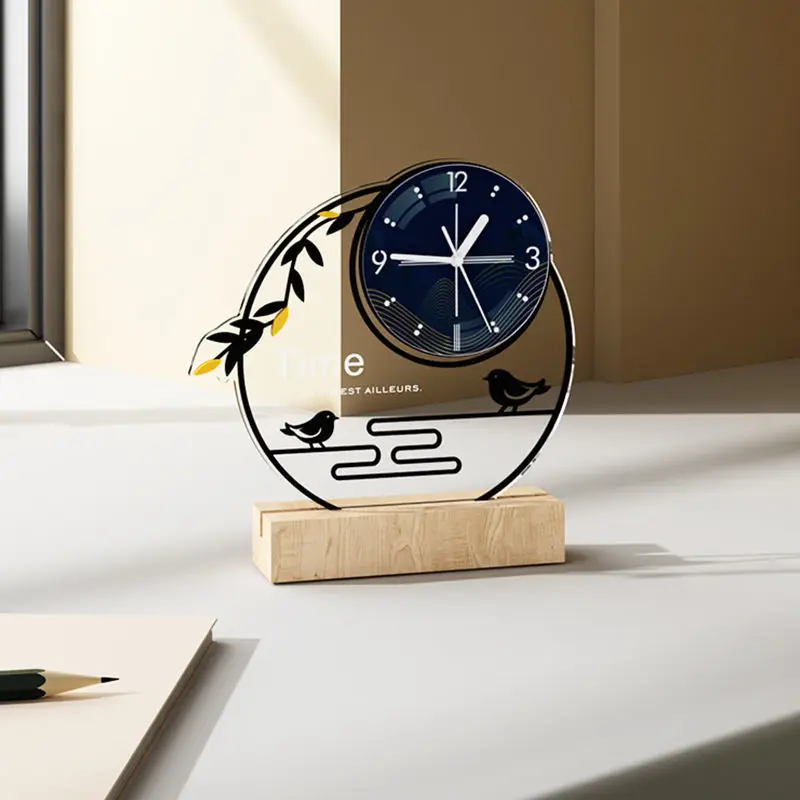 light-luxury-desk-clock-living-room-tv-counter-clock-decoration-astronaut-ornaments-creative-home-clock-tabletop-clock