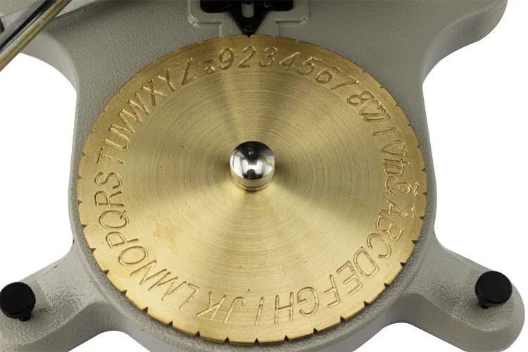 Inside Ring Engraving Machine with Two Faces | Standard Letter Block Dial Jewelry Engraver for Rings & Metal Crafts detail image 4