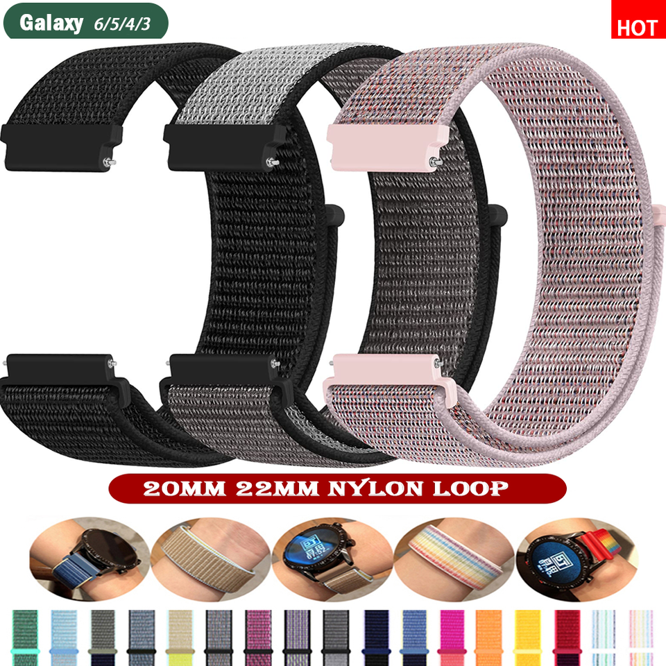 22mm 20mm strap For Samsung Galaxy watch 6/5/4/5 pro/6 Classic/Active2 pride sport loop Band for Huawei gt 4-3-pro-2-2e Bracelet