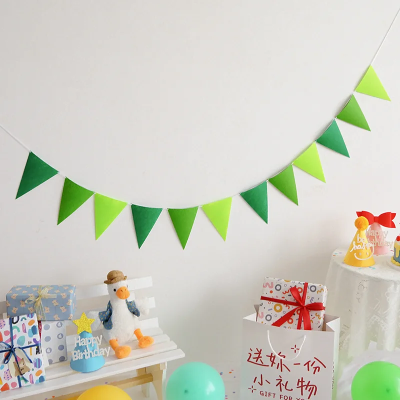 Colorful Pennant Banners String Flags Garland for Wedding Birthday Party Halloween Christmas Decorations Party Supplies 2.5M