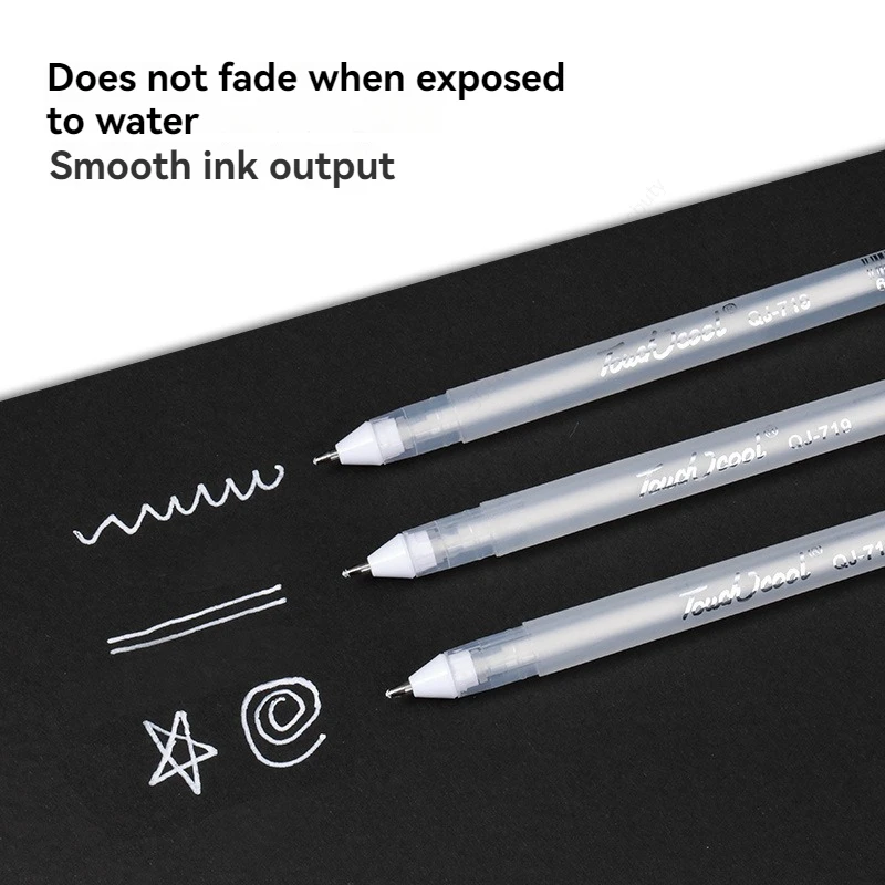 Manga Marker Pens Set 5 PCS 0.8mm Permanent Ink Scrapbook Waterproof School Supplies Stationery Art Brush Pen