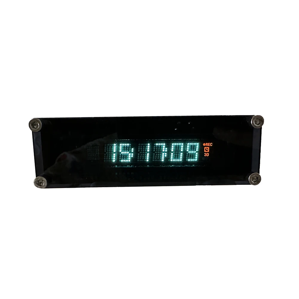 サイバーパンク VFD グロー蛍光時計 Wifi ネットワーク時計