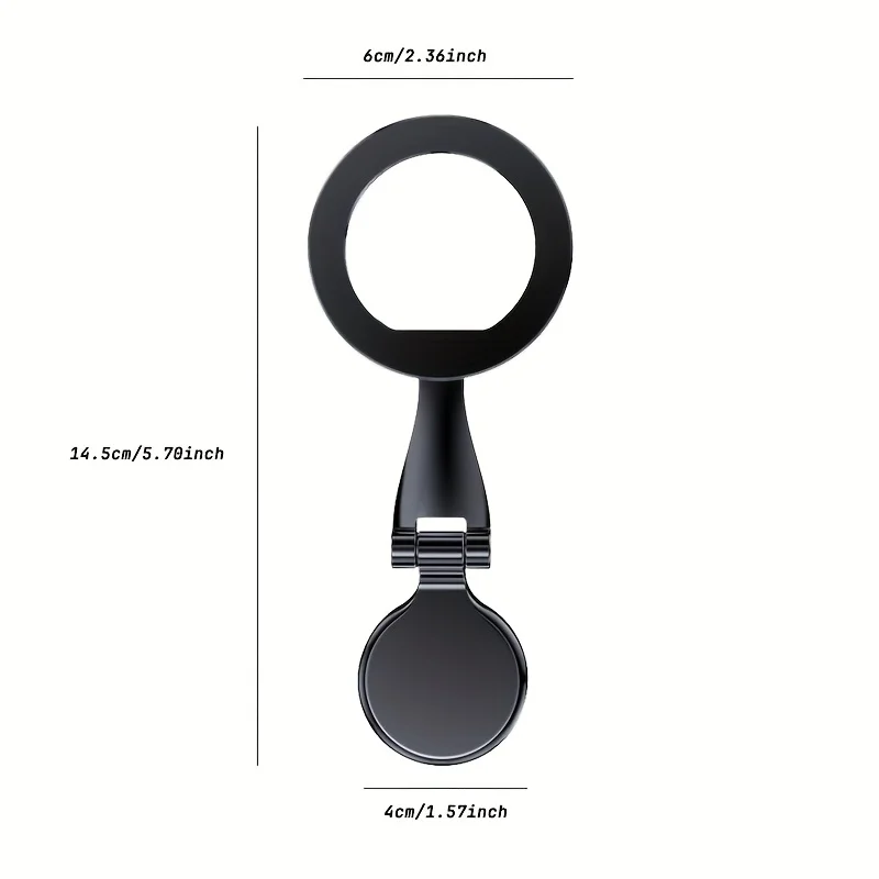 Magnetic Car Phone Holder 360 Degree Rotation Foldable Phone Mount Suction Cup Car Navigation Phone Holder For iPhone Samsung