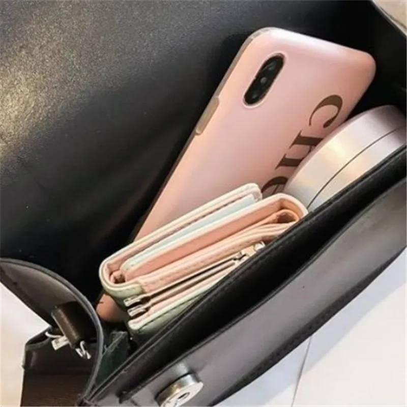 Classic Designer PU Leather Crossbody Bag for Women Travel Handle Handbag Fashion Shoulder Messenger Bag Ladies Small Flap Bag