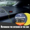 Car Interior Polish Wax - Restores Shine & Scratch Repair with HydroShield Anti-Fade Tech for Leather Dashboard Plastic 1