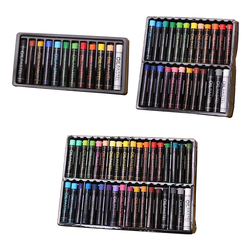 

12/24/36 Colors Artist Oil Pastels Smooth Blending Texture for Painter
