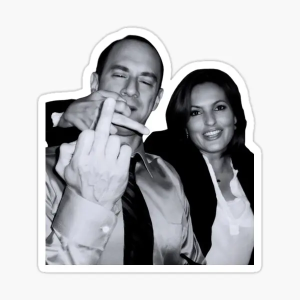 Elliot Stabler And Olivia Benson Actors 5PCS Stickers for 5PCS